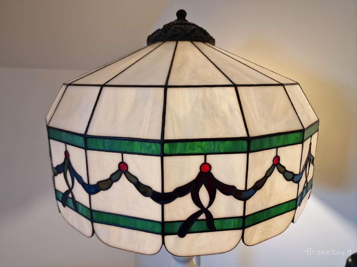 Vintažinis mid century Tiffany st. toršeras - nuotraukos Nr. 33