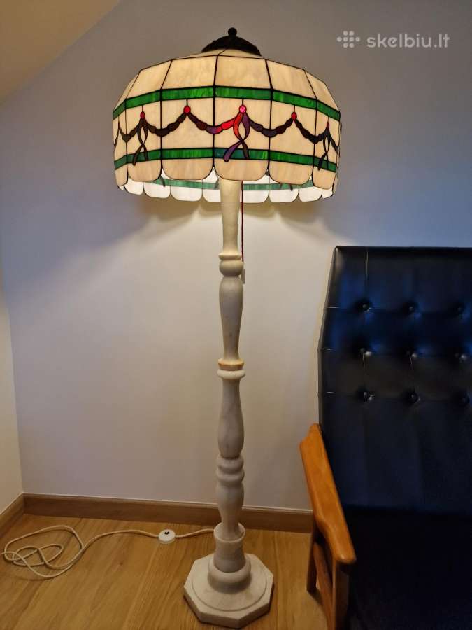 Vintažinis mid century Tiffany st. toršeras - nuotraukos Nr. 35