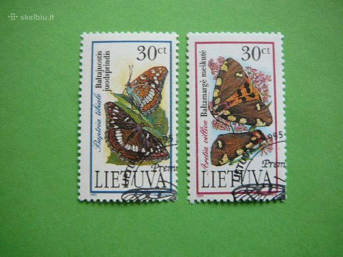 Lietuva 1995 Drugeliai antsp. lit589/0a