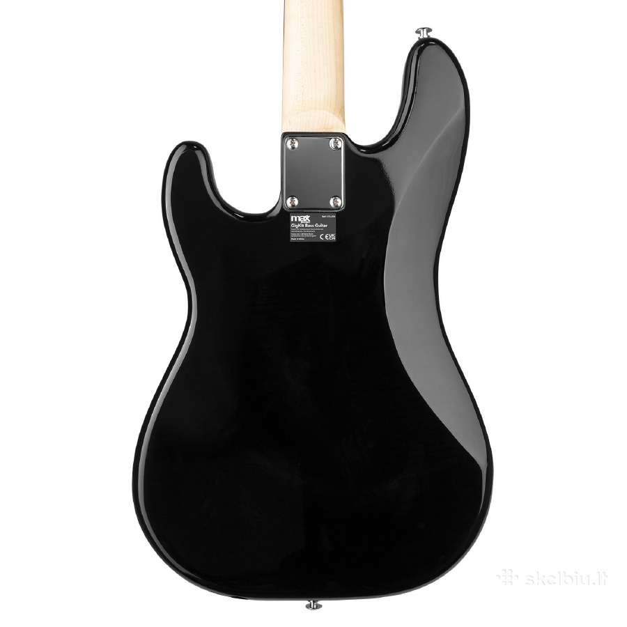 Max Gigkit bosinės gitaros rinkinys juoda - nuotraukos Nr. 7
