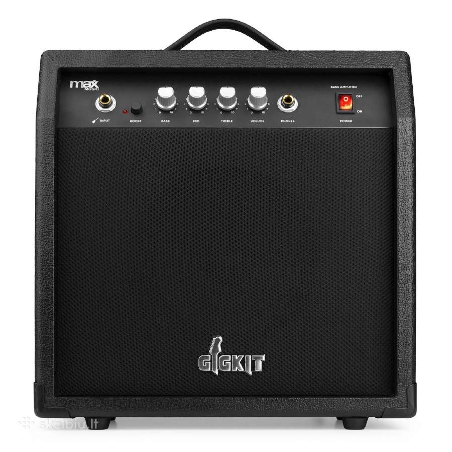 Max Gigkit bosinės gitaros rinkinys juoda - nuotraukos Nr. 12