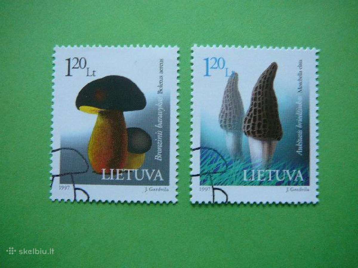 Lietuva 1997 Grybai antsp. lit649/0a