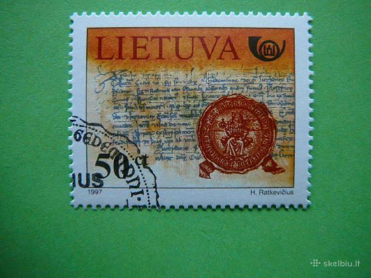 Lietuva 1997 Pastas antsp. lit651a