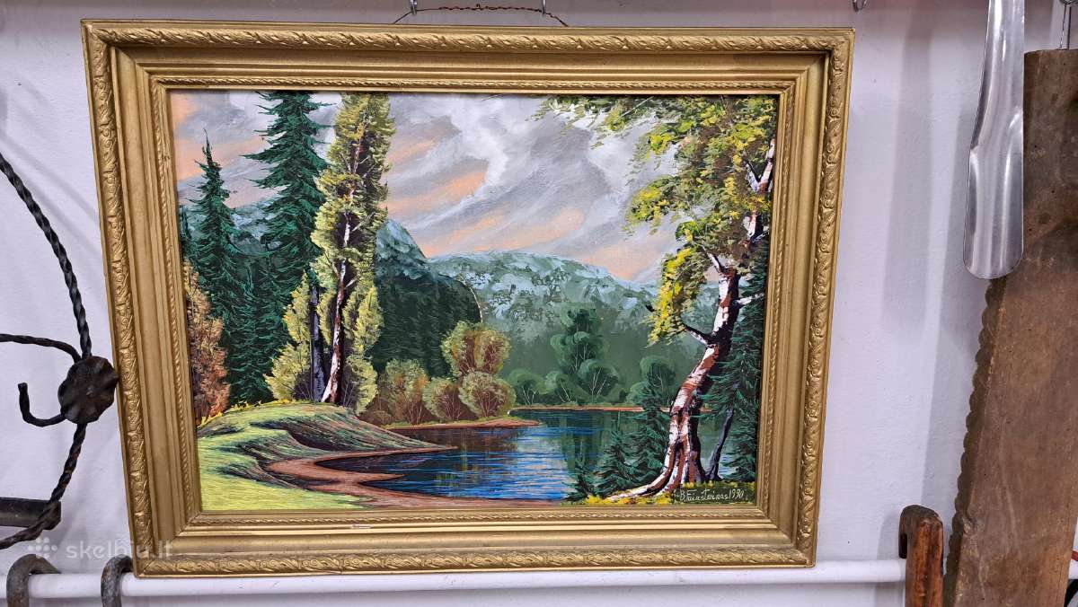 Beno Fainšteino paveikslas 1990m. 65x50