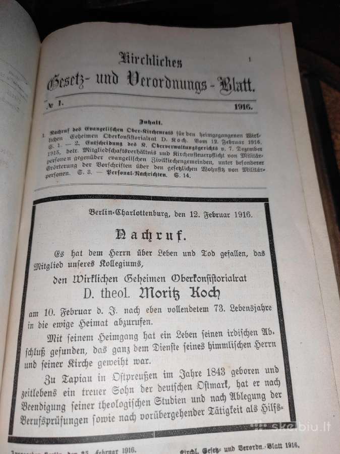 Antikvarinė knyga su memelio stampu - nuotraukos Nr. 7
