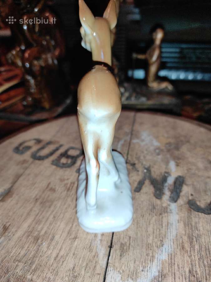 Porceleno statulėlė stirniukas - nuotraukos Nr. 4