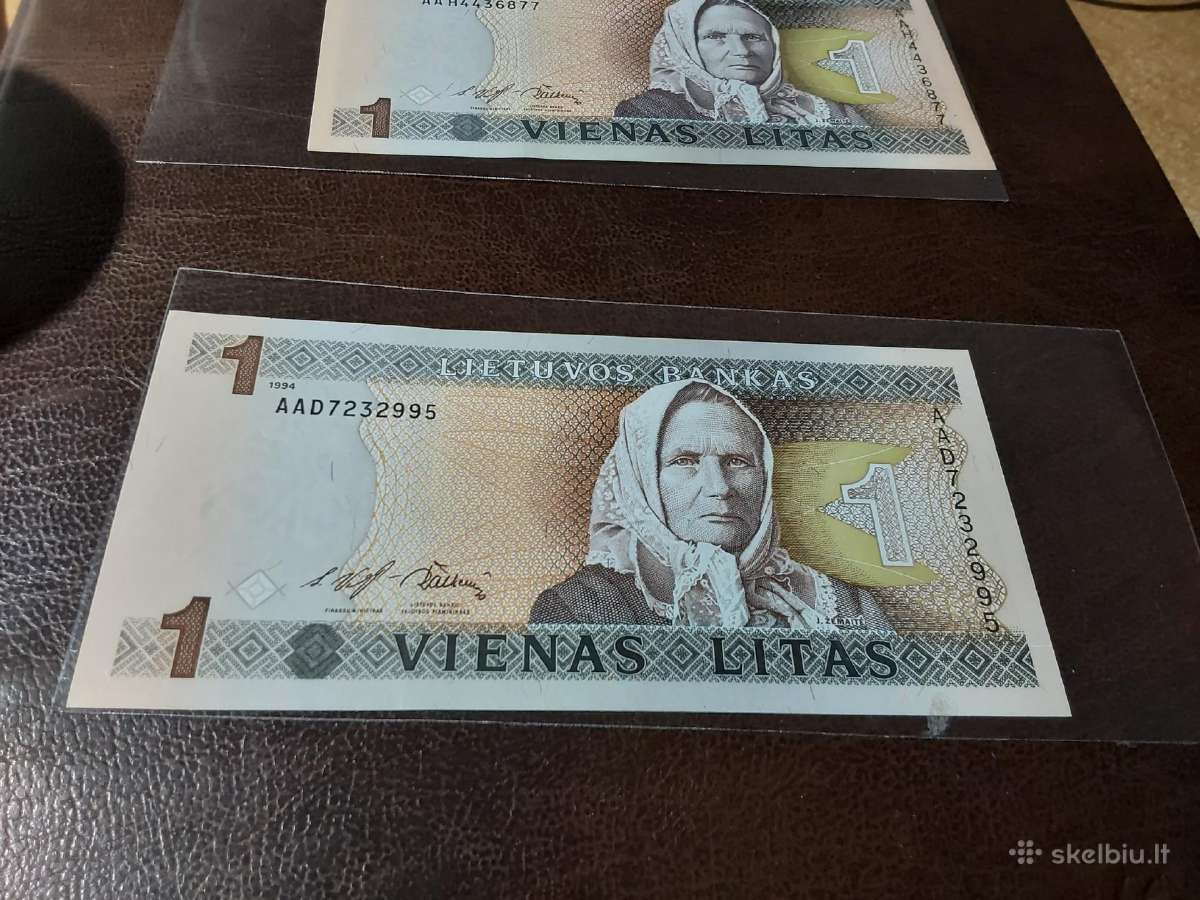 Parduodu 1 ir 2 litus unc - nuotraukos Nr. 4