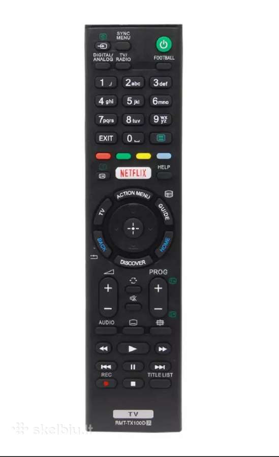Sony televizoriaus pultelis Naujas Rmt-tx100d