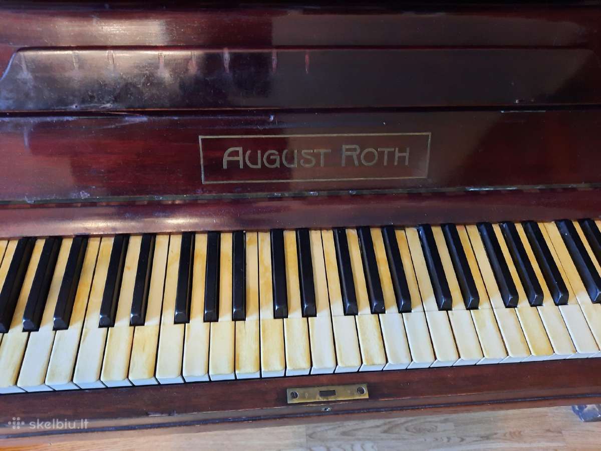 Parduodamas naudotas pianinas "August Roth" - nuotraukos Nr. 3