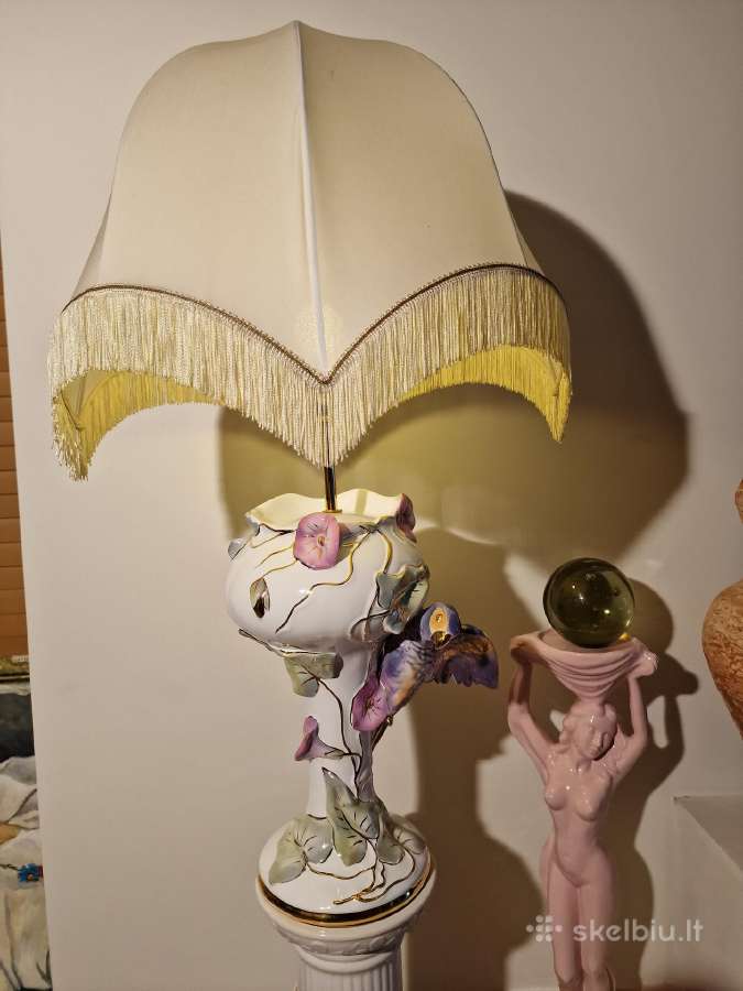 Vintažinis mid century porcelian.stalo šviestuvas - nuotraukos Nr. 18