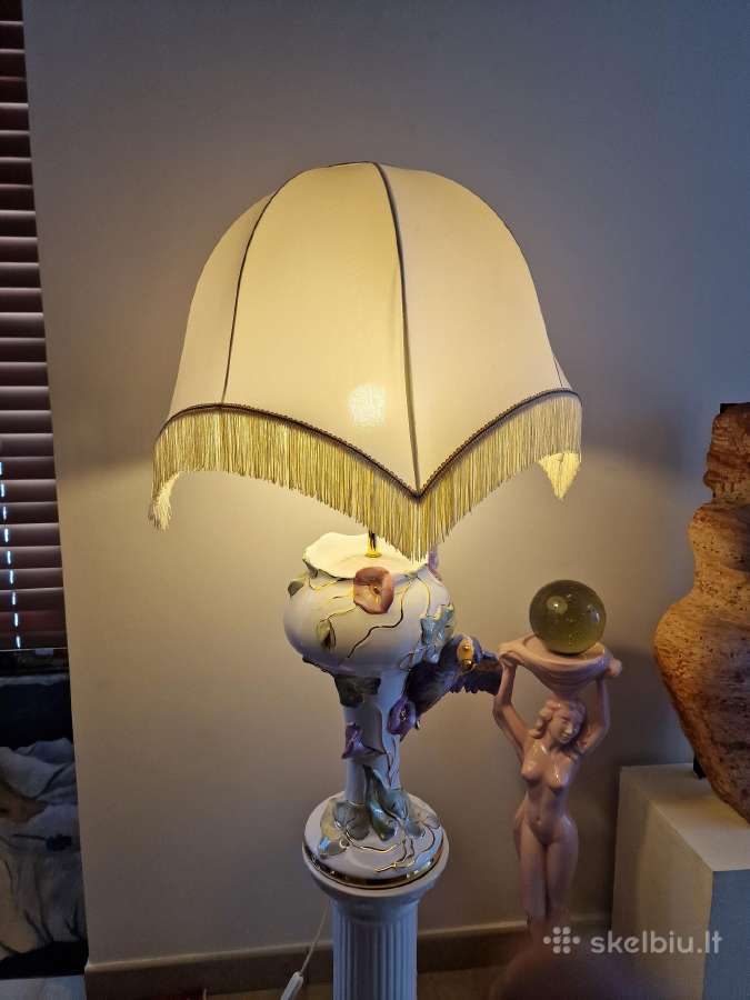 Vintažinis mid century porcelian.stalo šviestuvas - nuotraukos Nr. 20