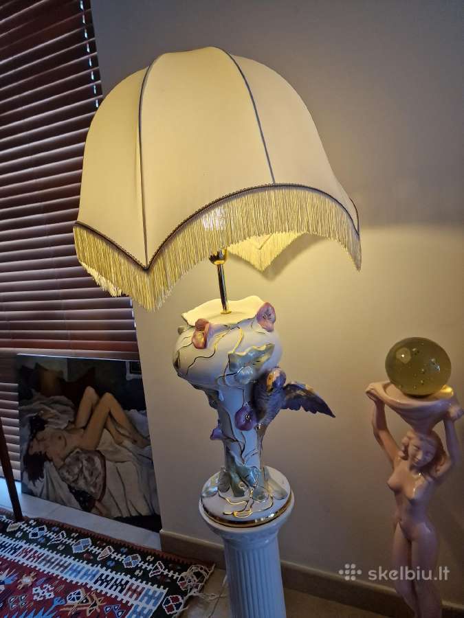 Vintažinis mid century porcelian.stalo šviestuvas - nuotraukos Nr. 21
