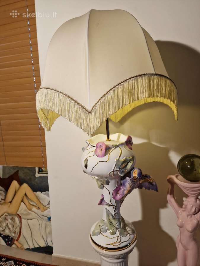 Vintažinis mid century porcelian.stalo šviestuvas - nuotraukos Nr. 24