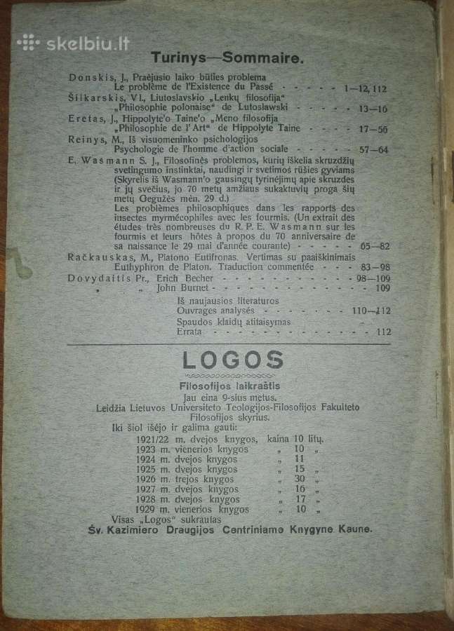 Logos kolekcinis laikraštis/žurnalas - nuotraukos Nr. 2