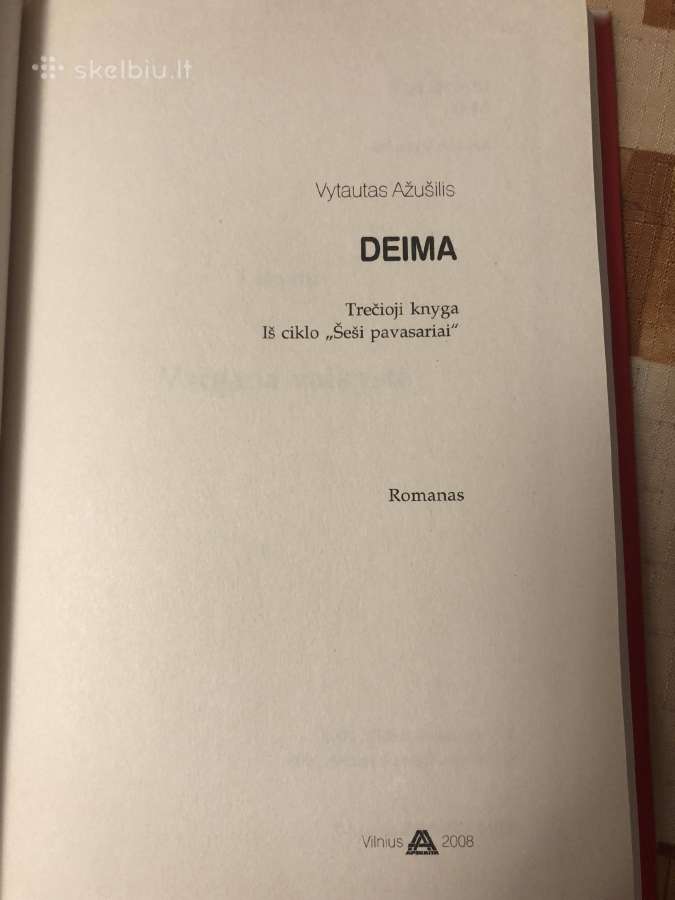 V.ažušilis deima ir kitos knygos - nuotraukos Nr. 2