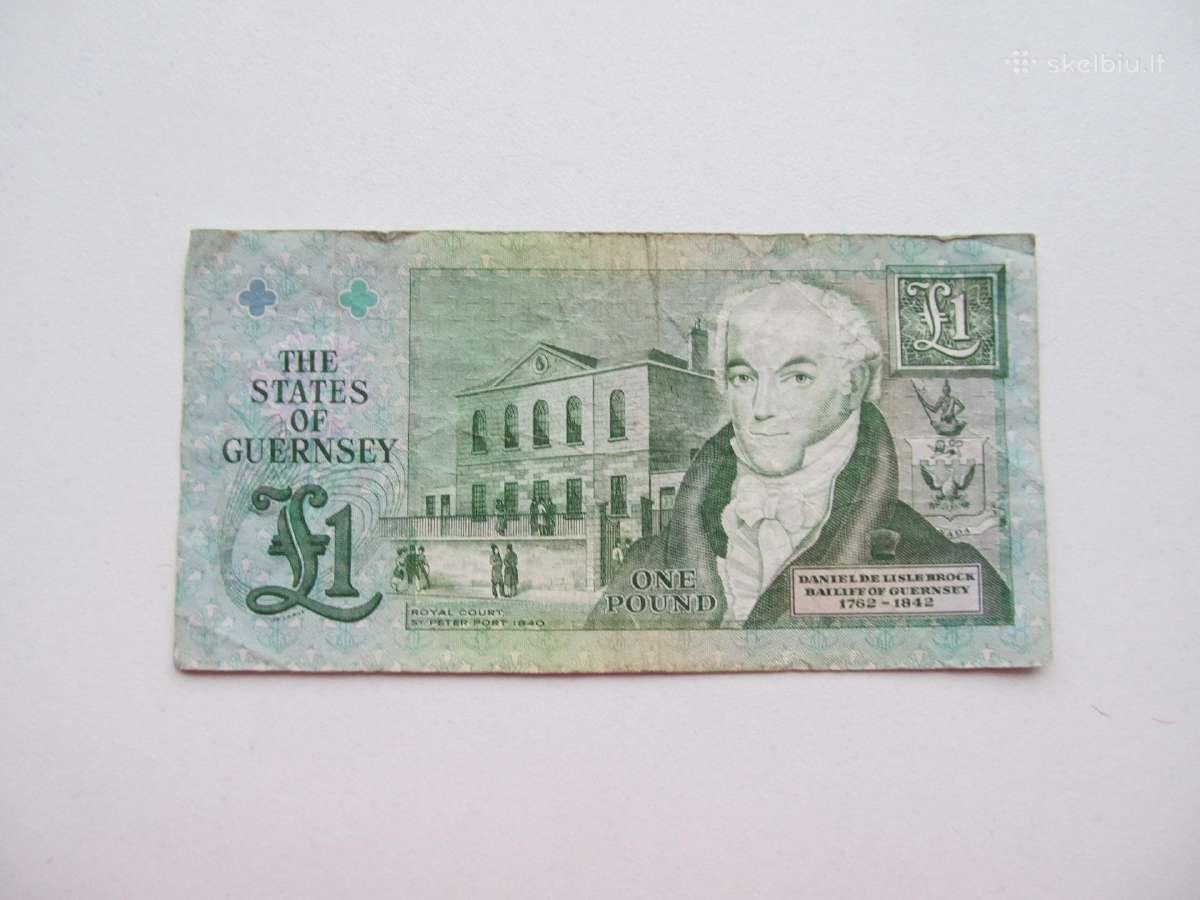1 svaras , Gernsis , 2016 - nuotraukos Nr. 2