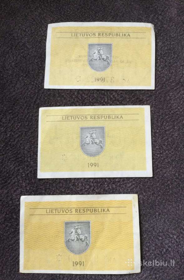 1991m.talonai - nuotraukos Nr. 4