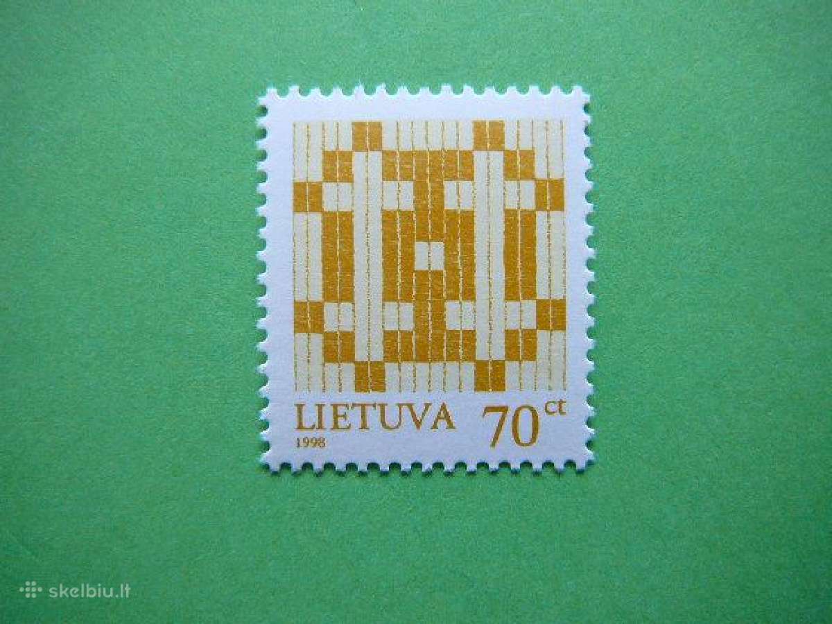 Lietuva 1998 Standartai 70ct svarus lit668s
