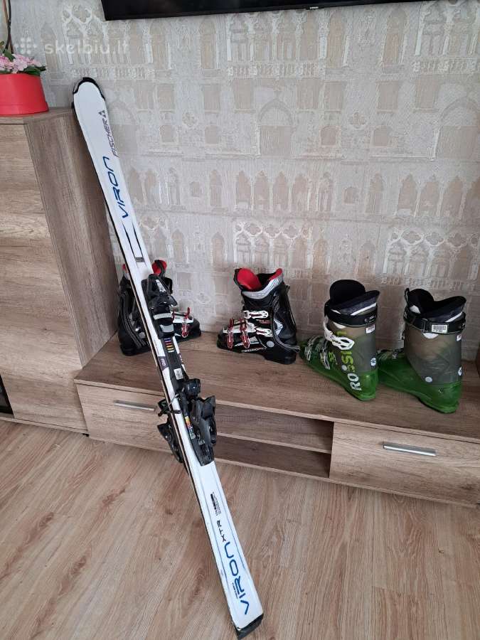 Kalnų slidės 155 ir 170 cm - nuotraukos Nr. 4