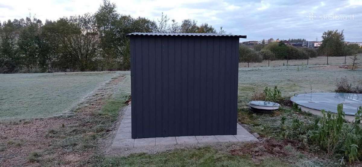 Sandeliukas skardinis 2x3 m. nemokamas pristatymas - nuotraukos Nr. 5
