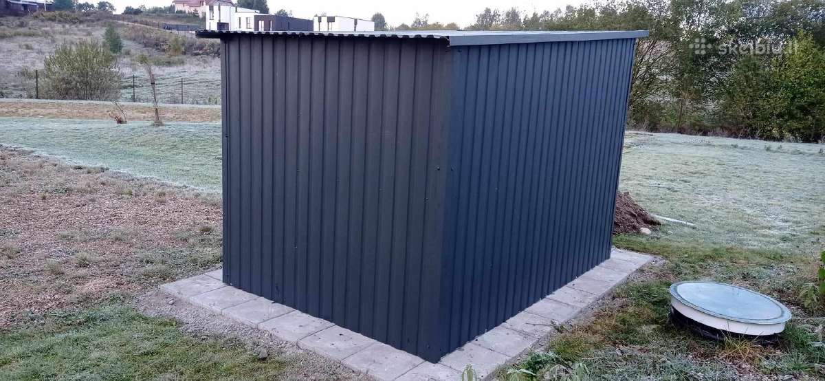 Sandeliukas skardinis 2x3 m. nemokamas pristatymas - nuotraukos Nr. 4