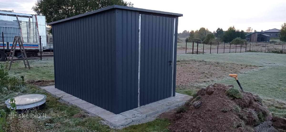 Sandeliukas skardinis 2x3 m. nemokamas pristatymas - nuotraukos Nr. 2