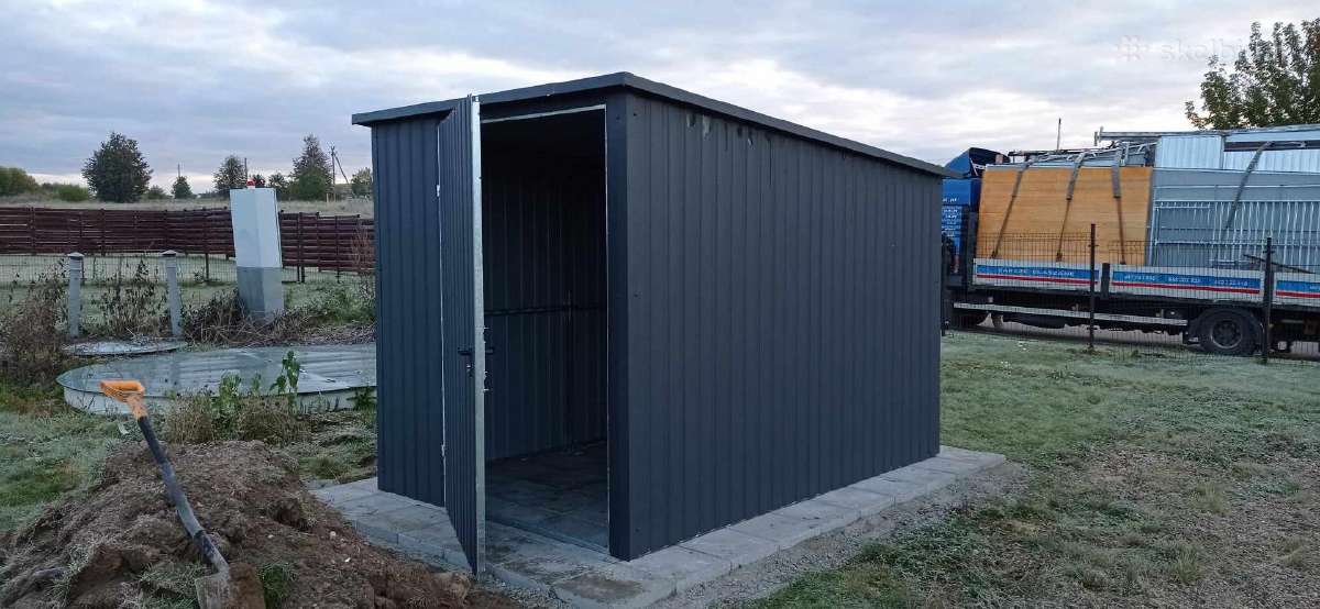Sandeliukas skardinis 2x3 m. nemokamas pristatymas