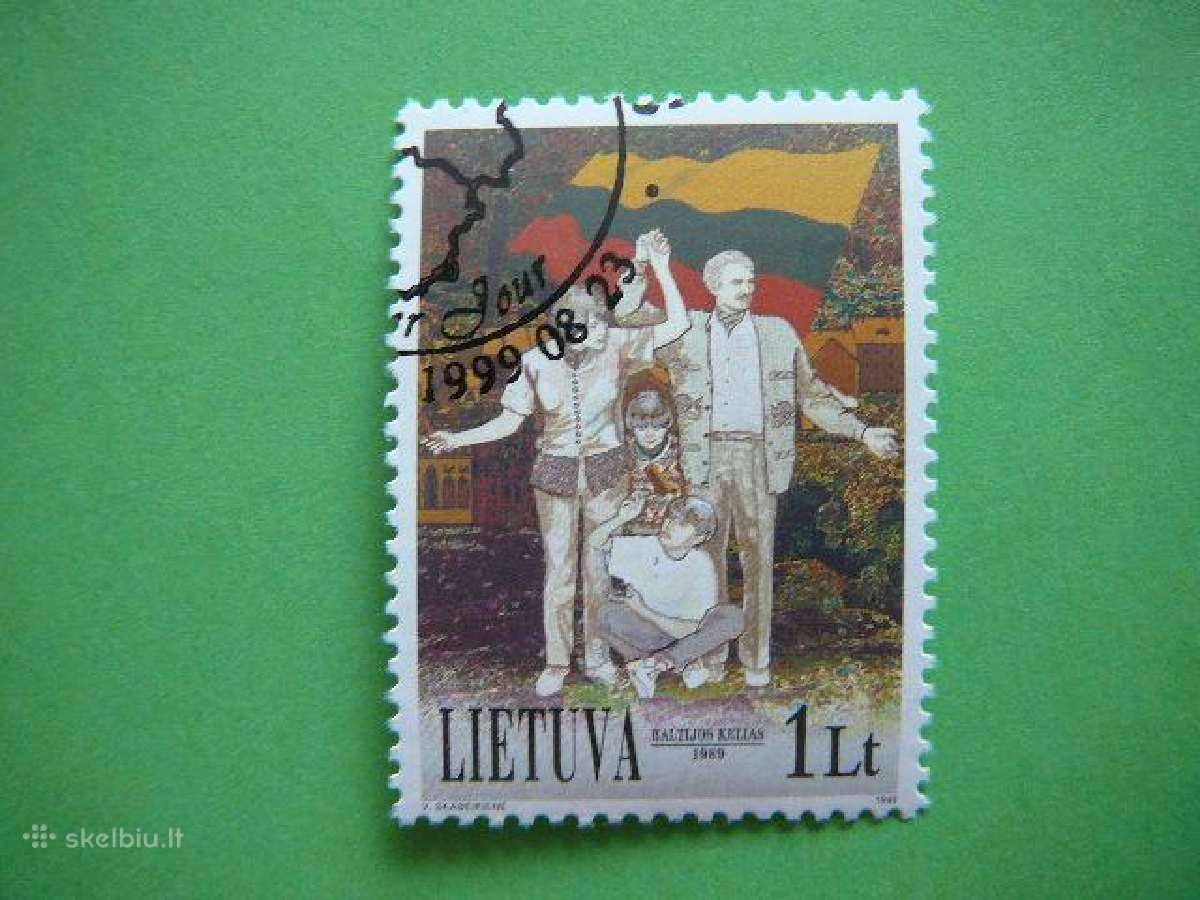 Lietuva 1999 Baltijos kelias antsp. lit704a