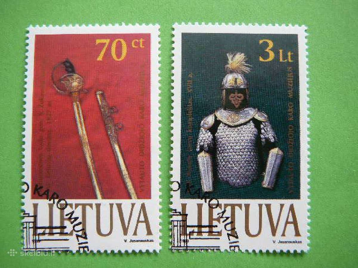 Lietuva 1999 Karo muziejus antsp. lit712/3a