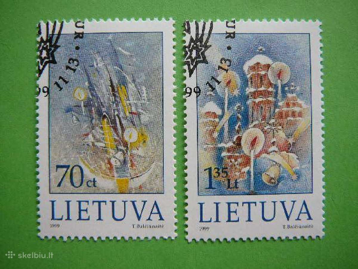 Lietuva 1999 Sventos Kaledos antsp. lit715/6a