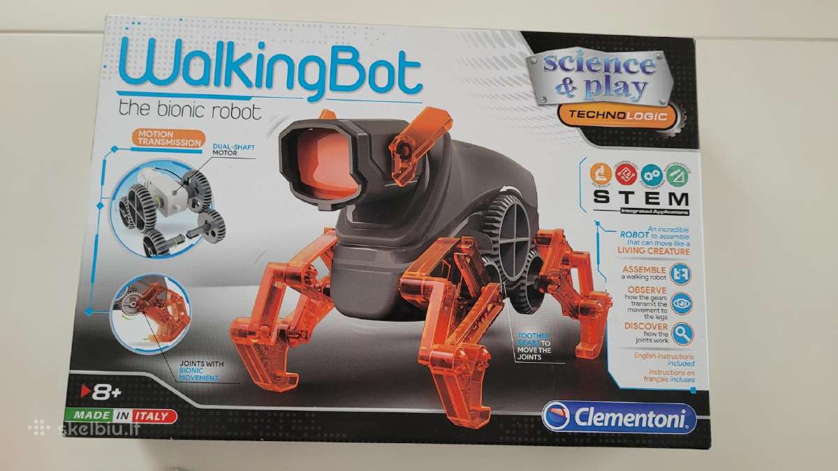 Clementoni walking bot šuo robotas