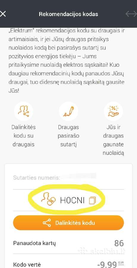 Nuolaidos ir rekomendacijos kodai jums - nuotraukos Nr. 21