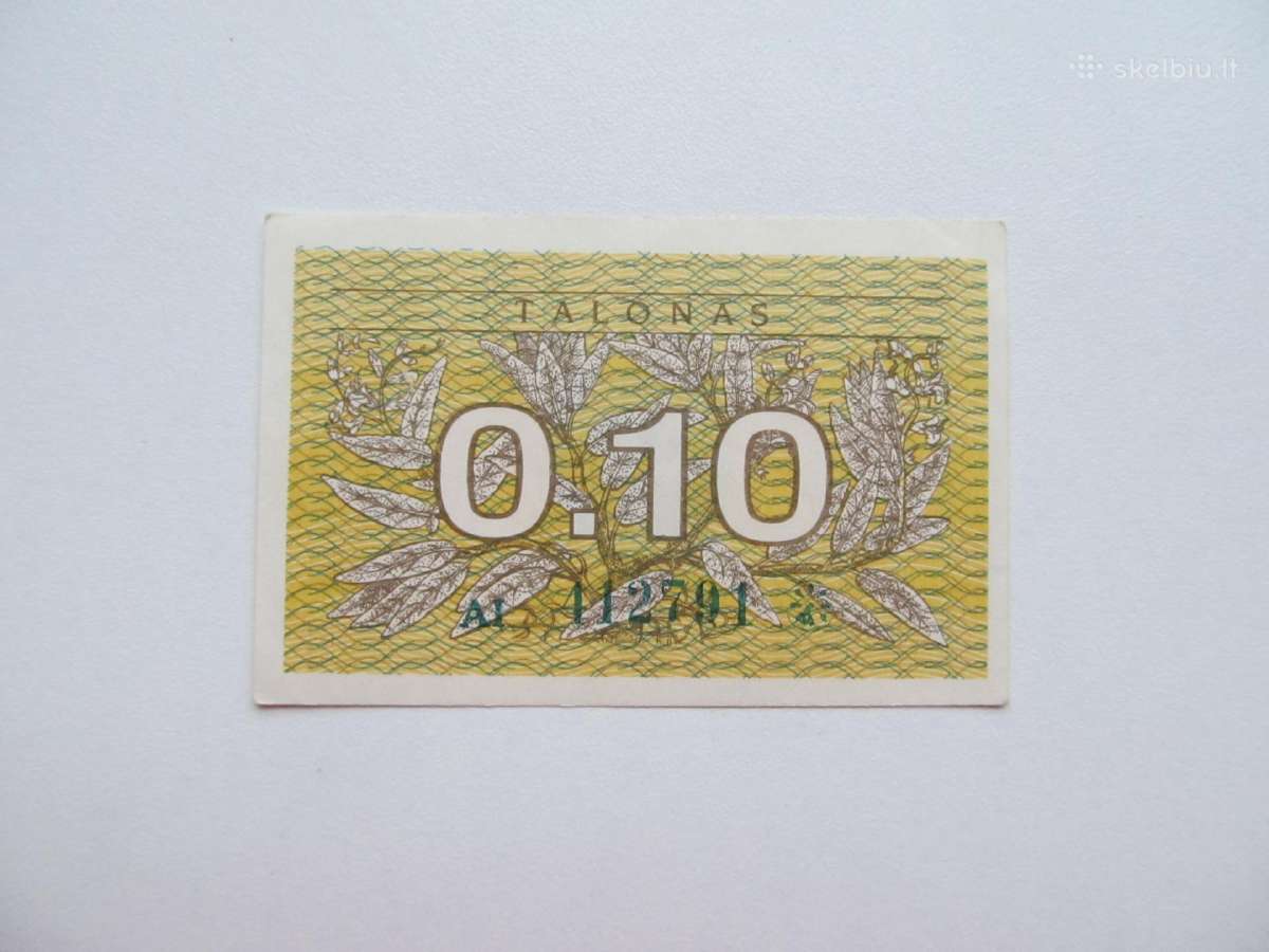 0/ 10 talono , Lietuva , 1991