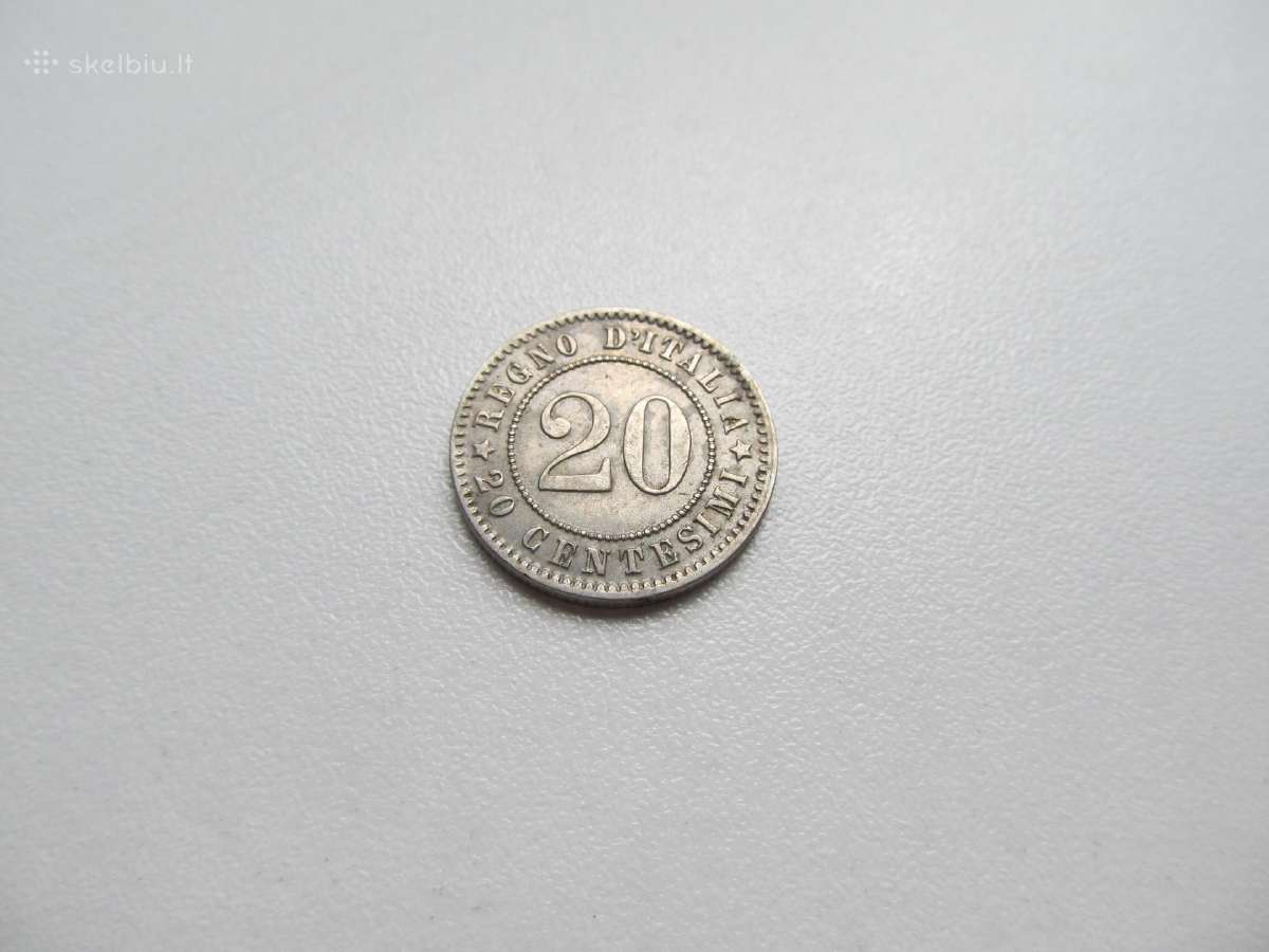 20 centesimi , Italija , 1894