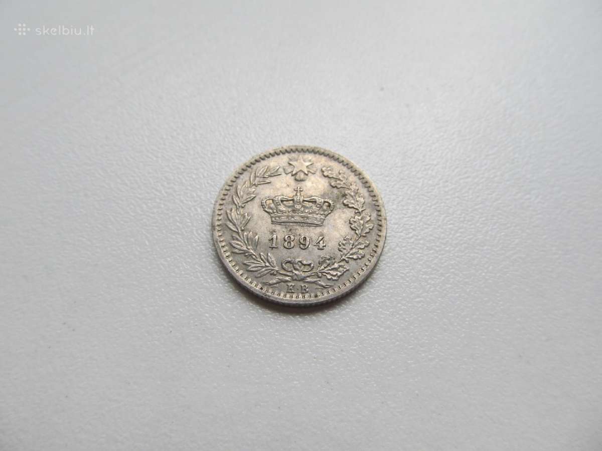 20 centesimi , Italija , 1894 - nuotraukos Nr. 2
