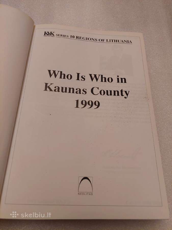 Who is who in Kaunas 1999 - nuotraukos Nr. 2