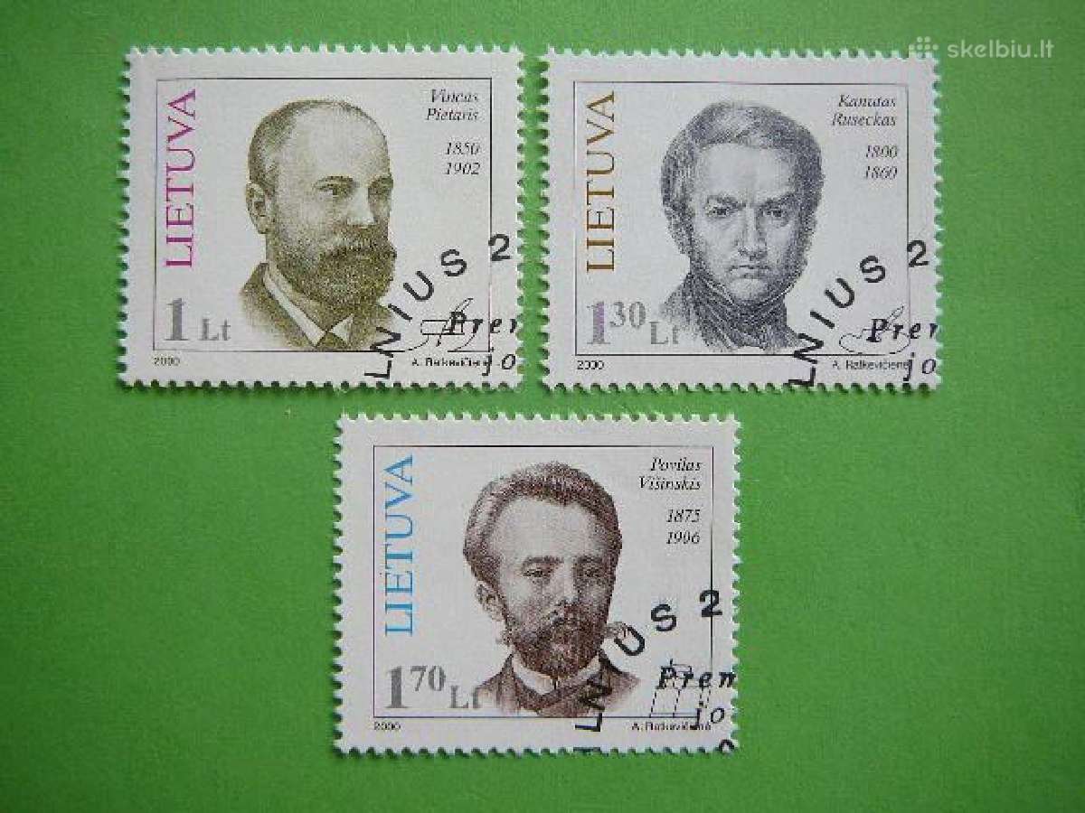 Lietuva 2000 Izymus zmones antsp. lit725/7a