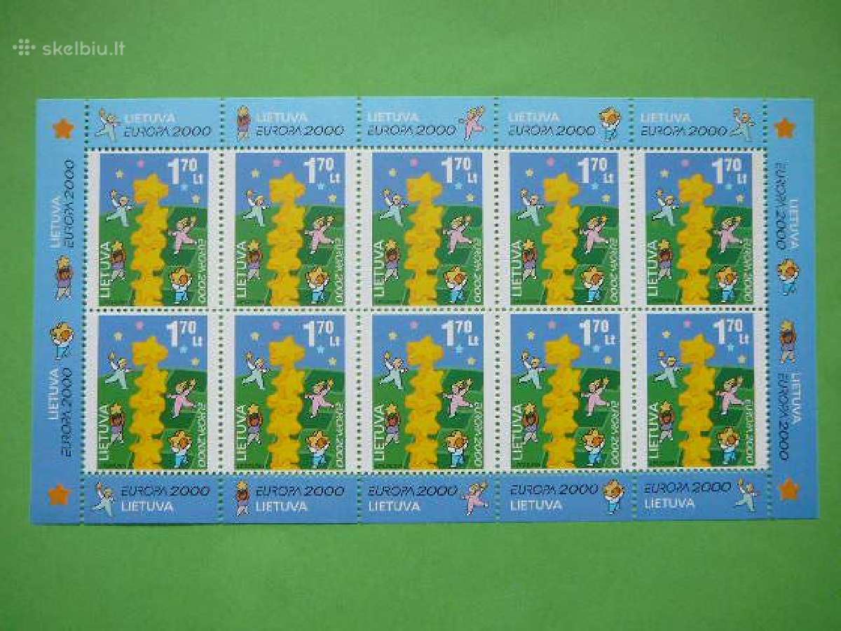 Lietuva 2000 Europa svarus klb. lit730ks