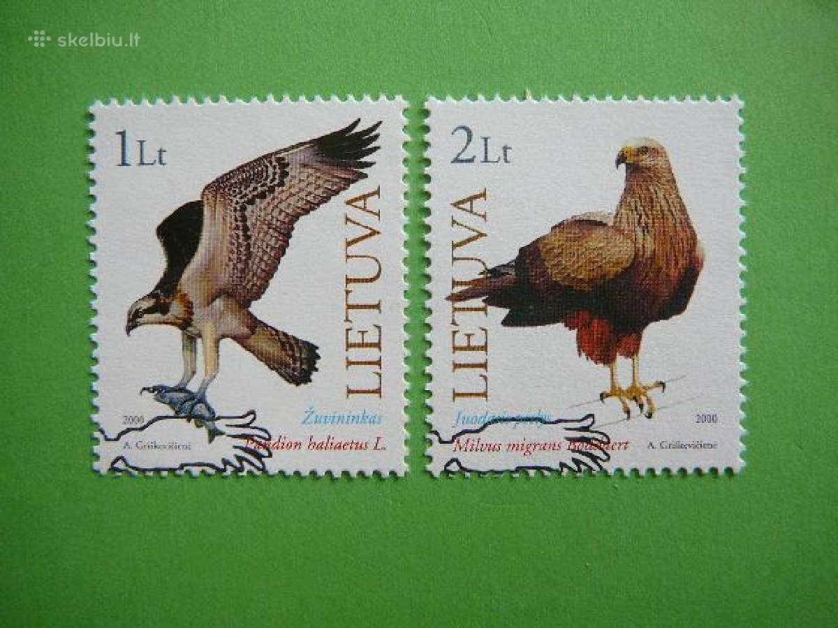 Lietuva 2000 Pauksciai antsp. lit731/2a