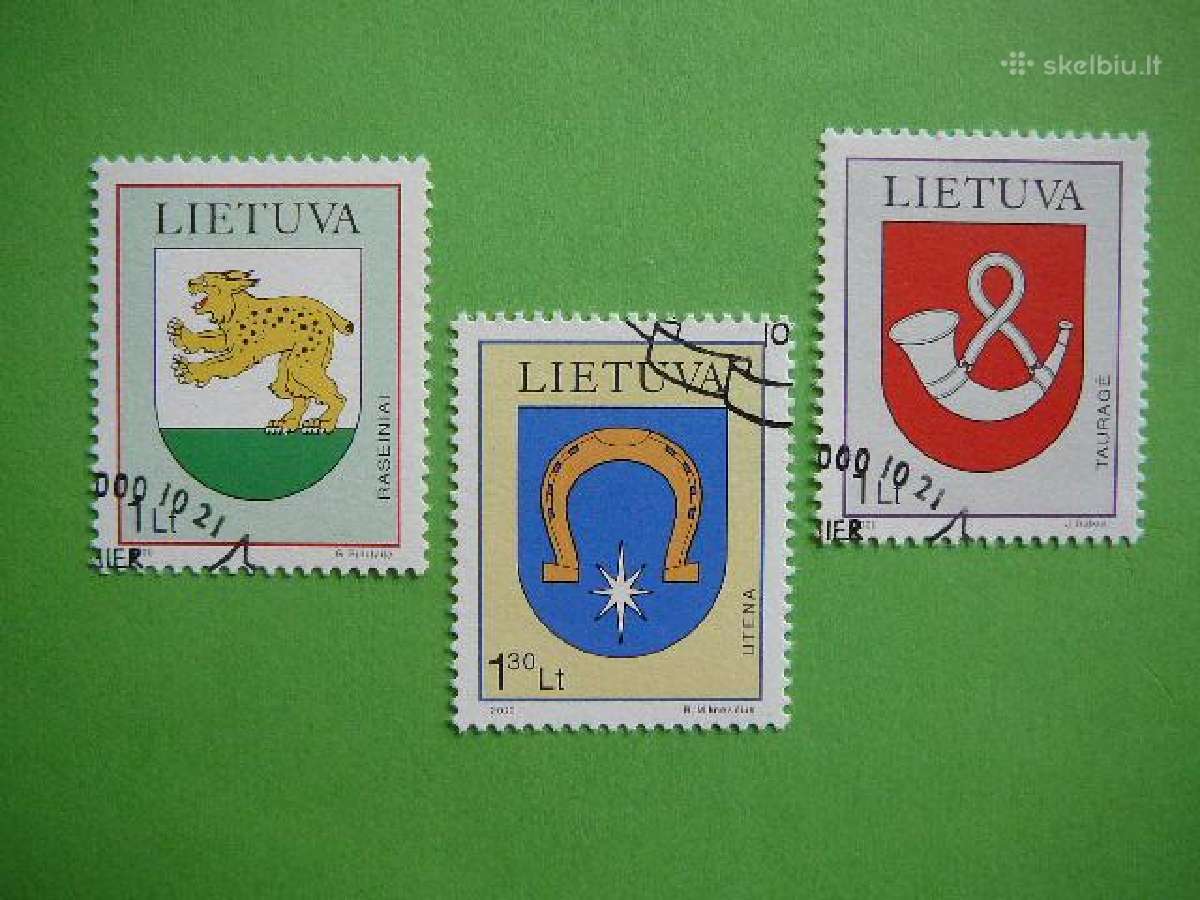 Lietuva 2000 Miestu herbai antsp. lit739/1a
