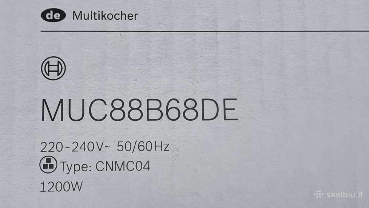 Daugiafunkcinis indukcinis Bosch Muc88b68 De - nuotraukos Nr. 4