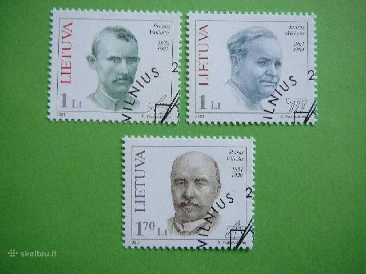Lietuva 2001 Izymus zmones antsp. lit753/5a