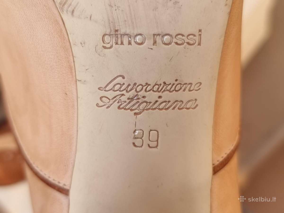 Natūralios odos Itališkos Gono Rossi bateliai - nuotraukos Nr. 9