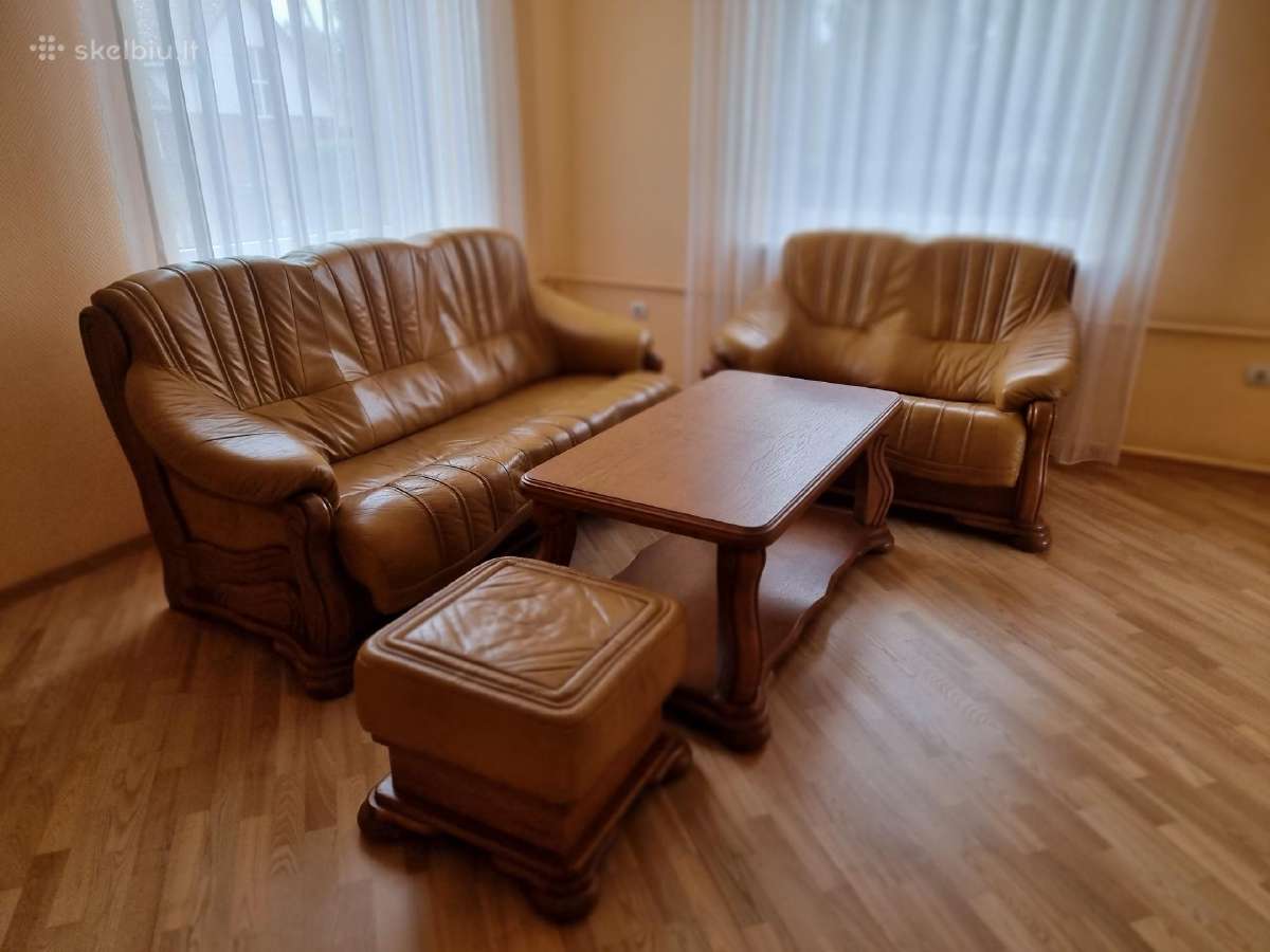 Kokybiškas natūralios odos ir medžio komplektas - nuotraukos Nr. 4