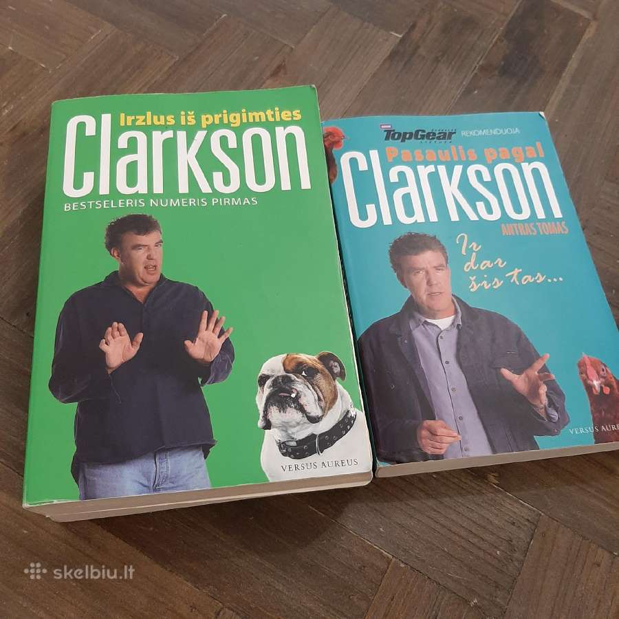 Jeremy Clarkson dvi knygos Top Gear