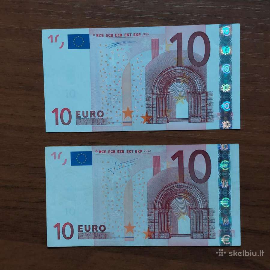 10 Euro 2002 ,X Prefix - Germany ,Vokietija . - nuotraukos Nr. 13