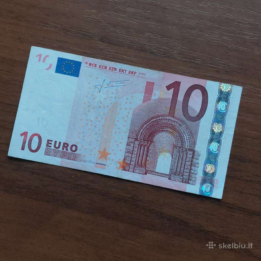10 Euro 2002 ,X Prefix - Germany ,Vokietija . - nuotraukos Nr. 21