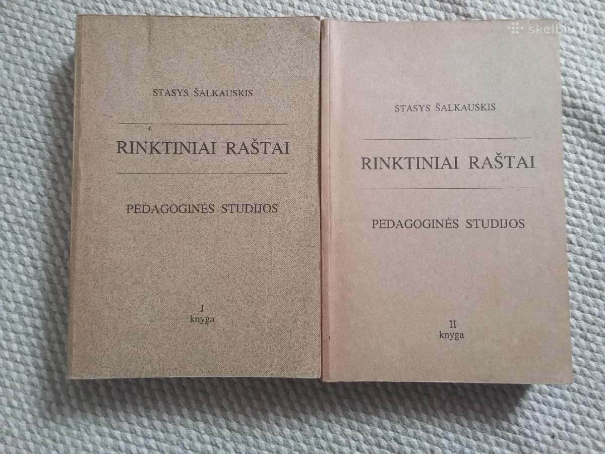 Rinktiniai Raštai. Pedagoginės Studijos (I, II Kny
