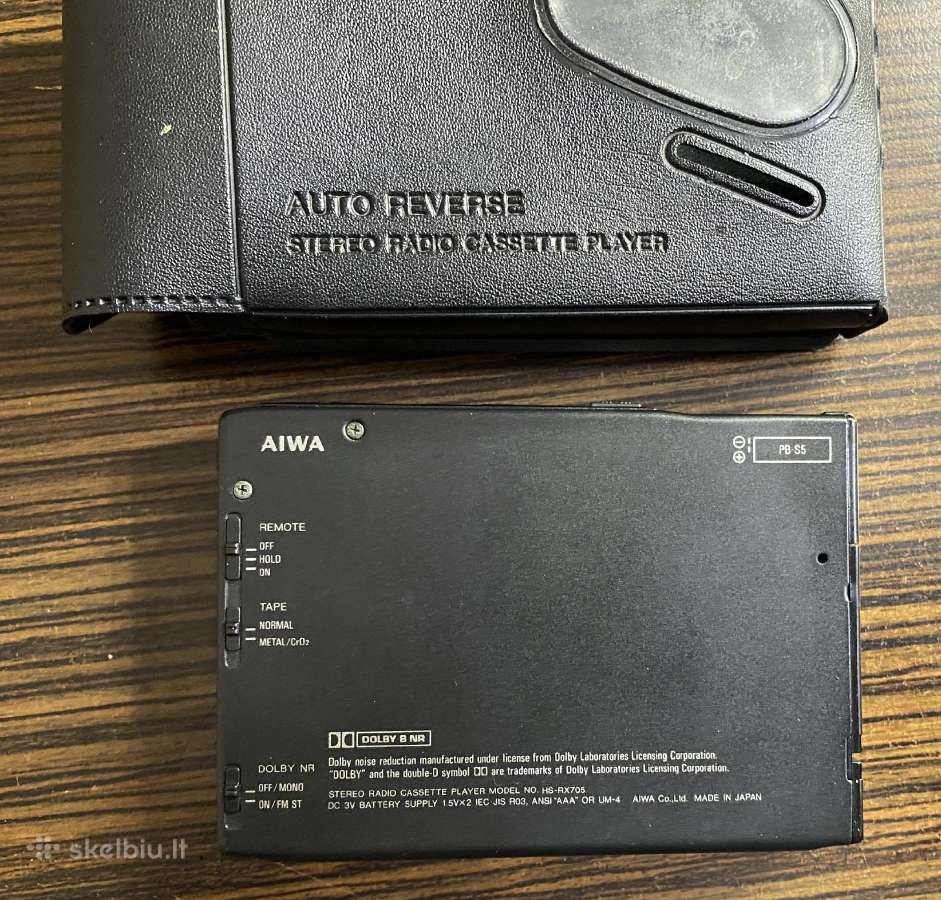 Aiwa hs-rx705 ausinukas kasetinis grotuvas idealus - nuotraukos Nr. 2