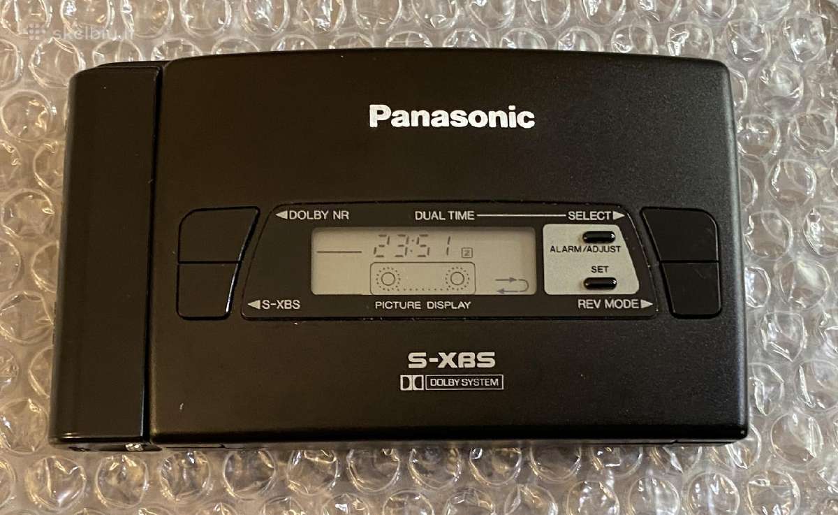 Panasonic rq-s44 kasetinis grotuvas ausinukas